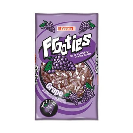 Tootsie Roll Industries TootsieRol, FROOTIES, GRAPE, 38.8 OZ BAG, 360 PIECES/BAG 7801